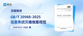 解讀 | 美創深度參編GB/T 20988-2025《網絡安全技術 信息系統災難恢復規范》
